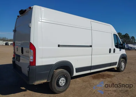 2025 Ram Promaster 2500 Tradesman High Roof 159 Wb W/Pass Seat z USA, uszkodzony, nr VIN 3C6LRVDG0SE514083